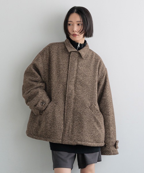 LFM(U)】ツイードZIPブルゾン 619539（ブルゾン）｜LOWRYS FARM