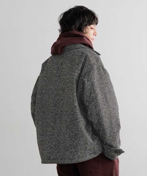 ジャケット・アウター Louren summer tweed puffsleeve blouson WOOL LIGHT TWEED - ZIP UP BLOUSON | URU(ウル) / アウター ブルゾン