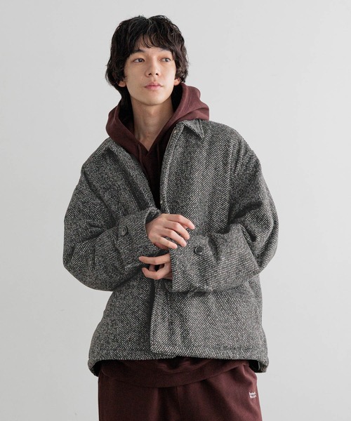 LOWRYS FARM(ローリーズファーム)の「【LFM(U)】ツイードZIPブルゾン 619539(ブルゾン・メンズ・ブラック/ブラウン・MEDIUM/LARGE)」の17枚目の写真