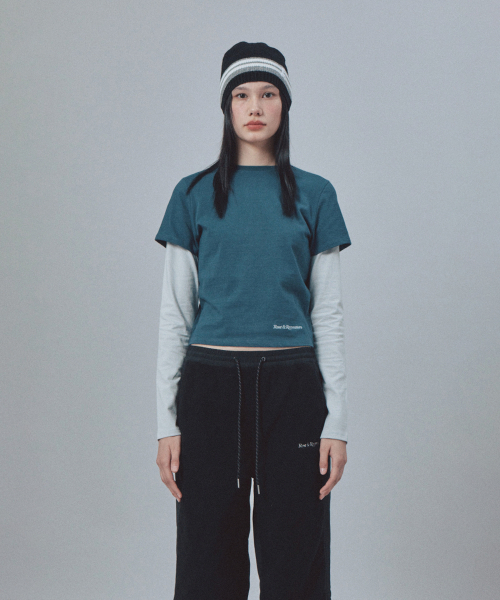 Rest&Recreation(レストアンドレクリエーション)の「LAYERED SLEEVE TOP - BLUE(Tシャツ/カットソー・レディース・その他・ONE)」の3枚目の写真