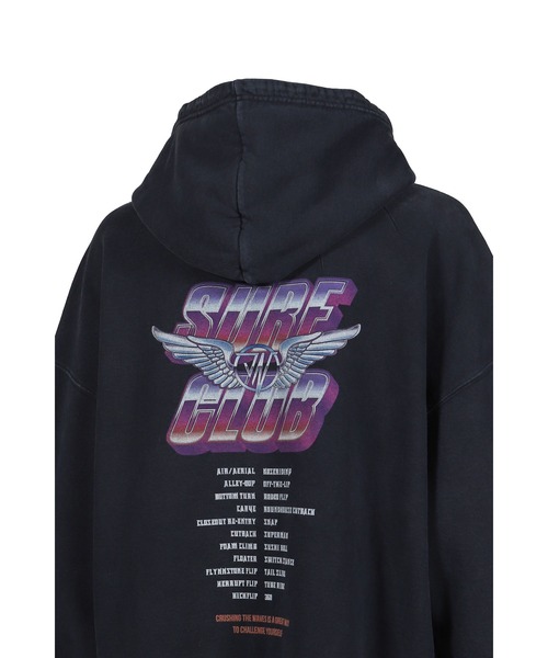 JUN/NAKAYAMA(ジュンナカヤマ)の「FEATHER ZIP HOODIE(パーカー・メンズ・ブラック・XL/MEDIUM/LARGE)」の5枚目の写真