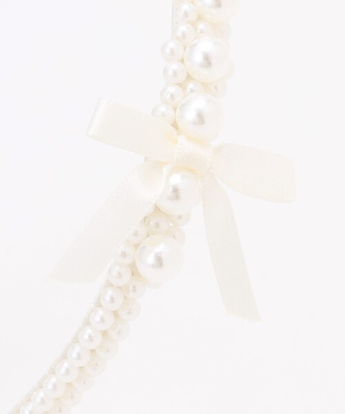 パールリボンカチューシャ（カチューシャ）｜ANY（エニィ）の