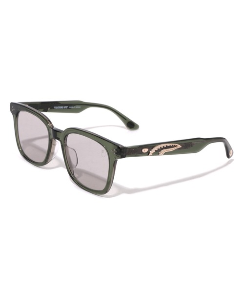 A BATHING APE(アベイシングエイプ)の「SHARK SUNGLASSES #2(サングラス・メンズ・ブラウン/グリーン/ブラック・FREE)」の3枚目の写真