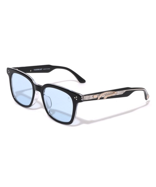 A BATHING APE(アベイシングエイプ)の「SHARK SUNGLASSES #2(サングラス・メンズ・ブラウン/グリーン/ブラック・FREE)」の2枚目の写真