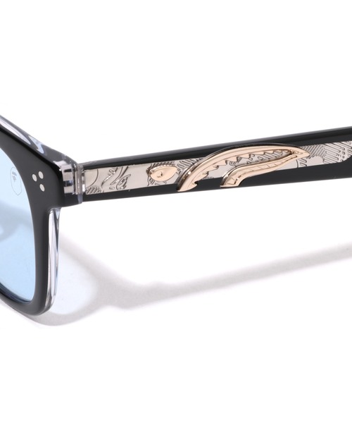 A BATHING APE(アベイシングエイプ)の「SHARK SUNGLASSES #2(サングラス・メンズ・ブラウン/グリーン/ブラック・FREE)」の7枚目の写真