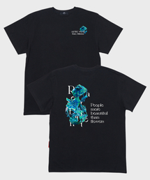 [ATW] コールドフラワー半袖Tシャツ_BK