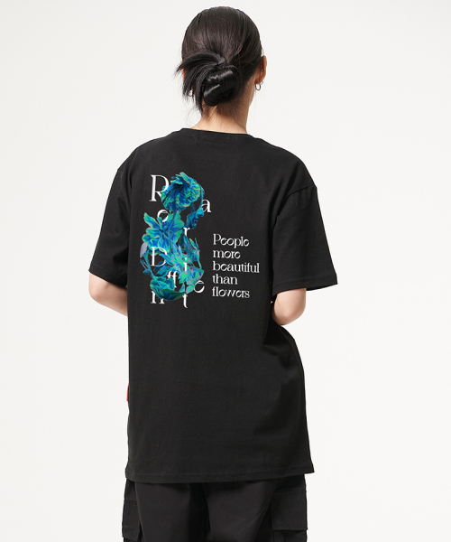 ARTISTWEAR（アーティストウェア）の「[ATW] コールドフラワー半袖Tシャツ_BK（Tシャツ/カットソー・レディース・ブラック・SMALL/MEDIUM/LARGE/X-LARGE/XX-LARGE/XXXX-LARGE）」の14枚目の写真