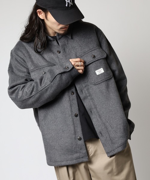 GUESS JEANS(ゲスジーンズ)の「GUESS JEANS ウール チェックシャツジャケット(ブルゾン・メンズ・ブラック/マルチ/ヘザーグレー・S/XL/M/L)」の17枚目の写真