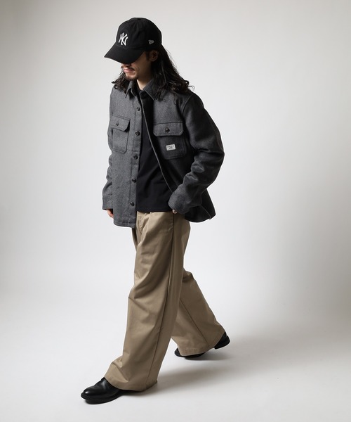 GUESS JEANS(ゲスジーンズ)の「GUESS JEANS ウール チェックシャツジャケット(ブルゾン・メンズ・ブラック/マルチ/ヘザーグレー・S/XL/M/L)」の21枚目の写真