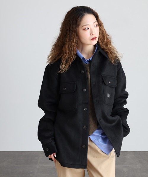 GUESS JEANS(ゲスジーンズ)の「GUESS JEANS ウール チェックシャツジャケット(ブルゾン・メンズ・ブラック/マルチ/ヘザーグレー・S/XL/M/L)」の9枚目の写真