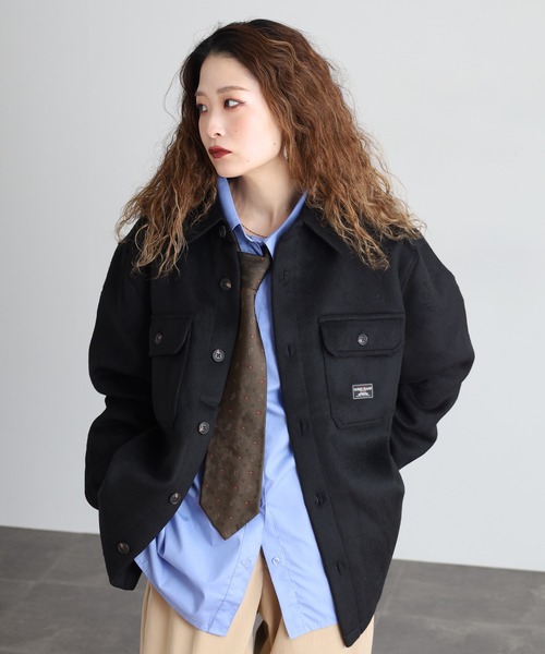 GUESS JEANS(ゲスジーンズ)の「GUESS JEANS ウール チェックシャツジャケット(ブルゾン・メンズ・ブラック/マルチ/ヘザーグレー・S/XL/M/L)」の11枚目の写真