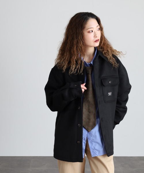 GUESS JEANS(ゲスジーンズ)の「GUESS JEANS ウール チェックシャツジャケット(ブルゾン・メンズ・ブラック/マルチ/ヘザーグレー・S/XL/M/L)」の12枚目の写真