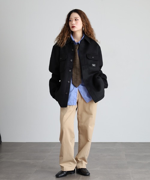 GUESS JEANS(ゲスジーンズ)の「GUESS JEANS ウール チェックシャツジャケット(ブルゾン・メンズ・ブラック/マルチ/ヘザーグレー・S/XL/M/L)」の14枚目の写真