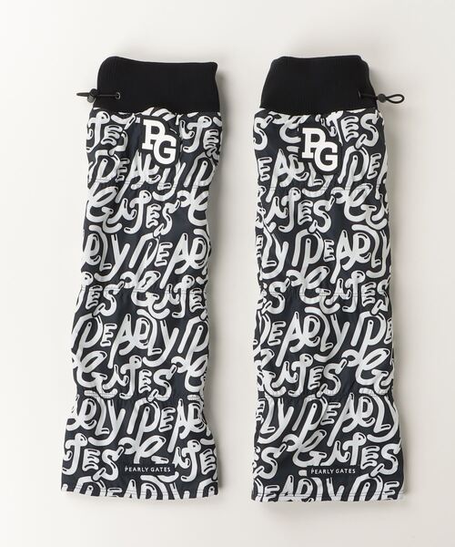 ぷにぷにロゴ柄レッグウォーマー (LADIES)（その他小物）｜PEARLY
