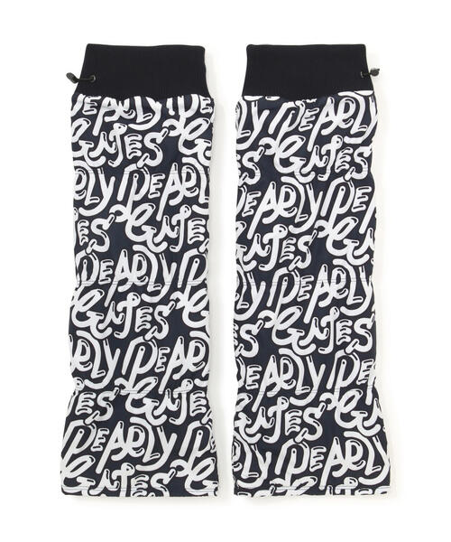 ぷにぷにロゴ柄レッグウォーマー (LADIES)（その他小物）｜PEARLY