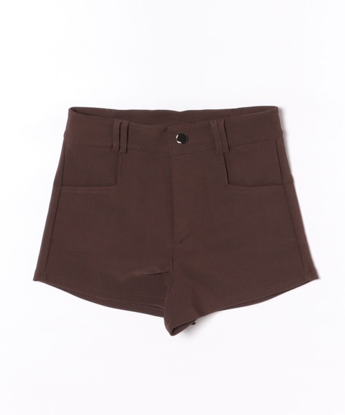 Chiina(チーナ)の「Chiina /Y2Kスリムフィットショートパンツ(その他パンツ・レディース・ベージュ/ブラウン/ホワイト/ブラック・FREE)」の15枚目の写真