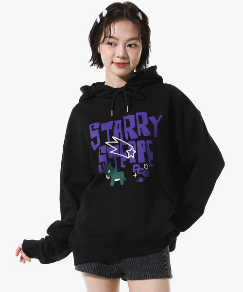 PIECEMAKER(ピースメーカー)の「STARRY STEPPE DONKEY HOODIE (BLACK)(パーカー・レディース・その他・MEDIUM/LARGE)」の3枚目の写真