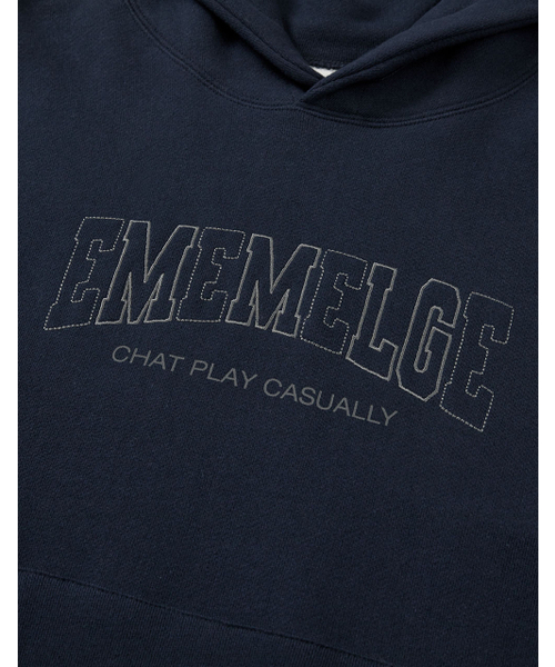 MMLG（エムエムエルジー）の「[Mmlg] MM AFTERIMAGE HOODIE (AUTHENTIC NAVY)（パーカー・レディース・その他・X-LARGE/LARGE/MEDIUM/SMALL）」の4枚目の写真