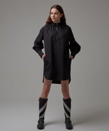 ILOIL（イロイル）の「frill collar mini dress - black（ワンピース）」