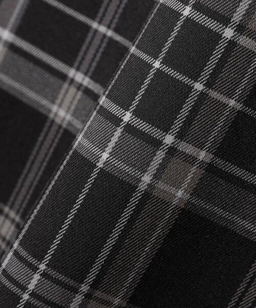 BEAMS（ビームス）の「チェック ショートシャツ（シャツ/ブラウス・メンズ・ブラック/ベージュ・S/M/L/XL）」の9枚目の写真
