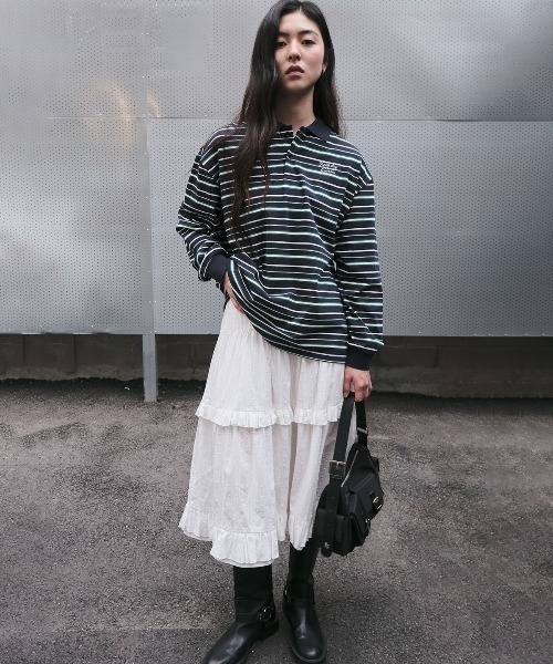 GENERAL IDEA(ジェネラルアイデア)の「【GENERAL IDEA】アウトポケットショルダーバッグ / OUT POCKET SHOULDER BAG(ショルダーバッグ・レディース・ネイビー/ブラック・FREE)」の12枚目の写真