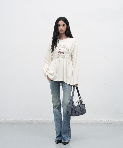GENERAL IDEA(ジェネラルアイデア)の「【GENERAL IDEA】アウトポケットショルダーバッグ / OUT POCKET SHOULDER BAG(ショルダーバッグ・レディース・ネイビー/ブラック・FREE)」の22枚目の写真
