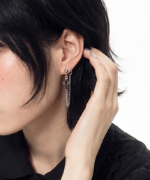 EPOXY CROSS CHAIN EAR