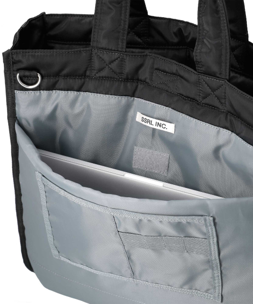 SSRL(シエスタ ロイヤル レーベル)の「Raven Expandable Tote Bag / Black(トートバッグ・レディース・その他・OS)」の9枚目の写真
