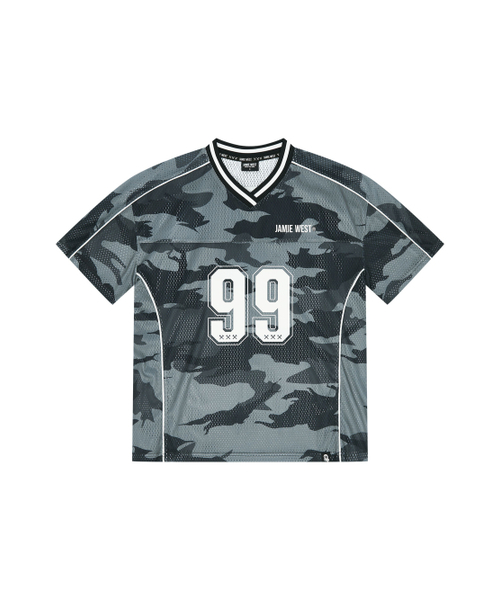 JAMIE WEST(ジェイミーウエスト)の「NO.99 VネックマッシュカモTシャツ(ブラック)(Tシャツ/カットソー・レディース・その他・MEDIUM/LARGE/X-LARGE)」の5枚目の写真