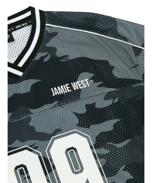 JAMIE WEST(ジェイミーウエスト)の「NO.99 VネックマッシュカモTシャツ(ブラック)(Tシャツ/カットソー・レディース・その他・MEDIUM/LARGE/X-LARGE)」の8枚目の写真
