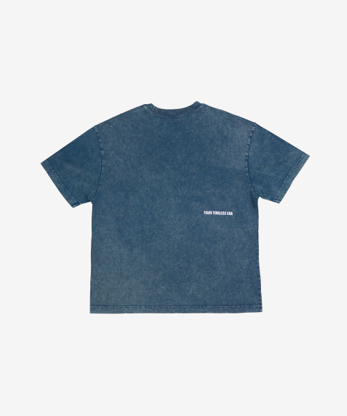 KZM(ケージエム)の「ワンポイントウォッシングTシャツBLUE(Tシャツ/カットソー・メンズ・その他・MEDIUM/LARGE/X-LARGE/XX-LARGE)」の5枚目の写真