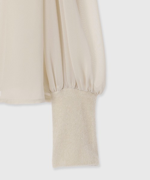 ジョーゼットフレアブラウス（シャツ/ブラウス）｜anuans（ア