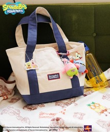 BAYFLOW（ベイフロー）の「【スポンジ・ボブ×BAYFLOW】〈キーホルダー付き〉キャンバストートバッグ（トートバッグ）」