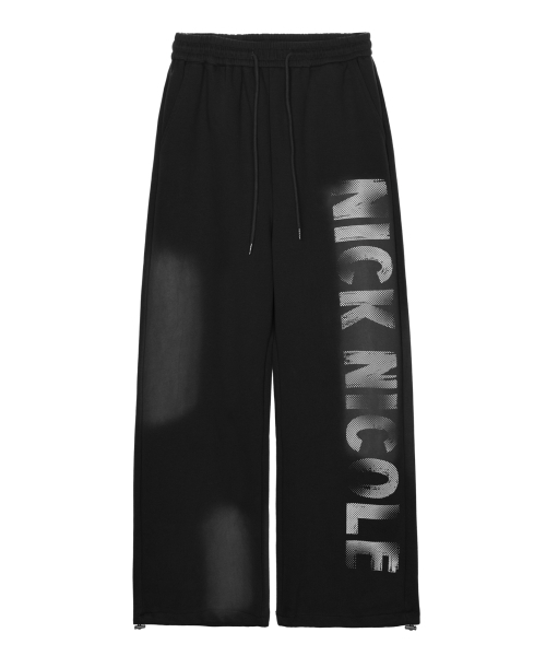 NICK&NICOLE(ニックアンドニコール)の「GRADATION LOGO SWEAT STRING PANTS_BLACK(スウェットパンツ・レディース・その他・FREE)」の5枚目の写真