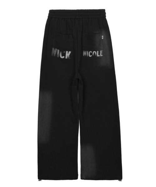 NICK&NICOLE(ニックアンドニコール)の「GRADATION LOGO SWEAT STRING PANTS_BLACK(スウェットパンツ・レディース・その他・FREE)」の6枚目の写真