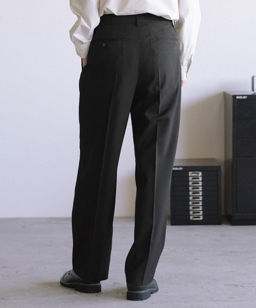 WYM LIDNM（ウィム バイ リドム）の「HIGH TWIST PE CLASSIC SUIT（スーツセット・メンズ・ブラック/チャコール・S/M/L）」の10枚目の写真