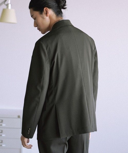 WYM LIDNM（ウィム バイ リドム）の「HIGH TWIST PE CLASSIC SUIT（スーツセット・メンズ・ブラック/チャコール・S/M/L）」の13枚目の写真