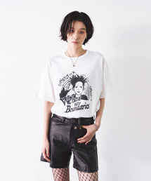 CONECTX（コネクト エックス）の「Graphic Cotton T-shirt, white（Tシャツ/カットソー）」