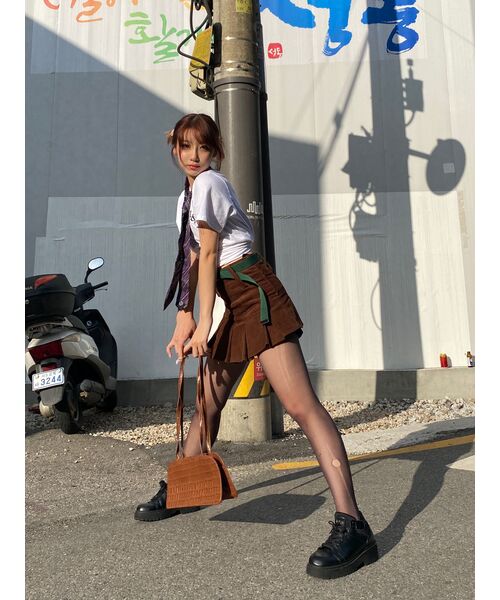 LOSSYROW（ロッシロー）の「Signature Logo Half-Sleeve T-shirt  [white]（Tシャツ/カットソー・レディース・その他・FREE）」の9枚目の写真