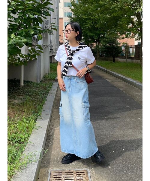 LOSSYROW（ロッシロー）の「Signature Logo Half-Sleeve T-shirt  [white]（Tシャツ/カットソー・レディース・その他・FREE）」の10枚目の写真