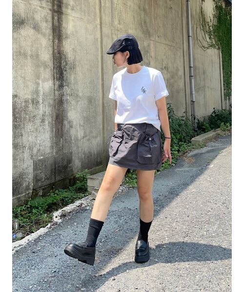 LOSSYROW（ロッシロー）の「Signature Logo Half-Sleeve T-shirt  [white]（Tシャツ/カットソー・レディース・その他・FREE）」の11枚目の写真