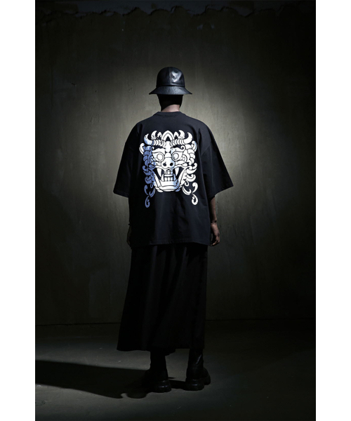 KIRTIMUKHA(キールティムカ)の「プリンティングルーズフィット半袖Tシャツブラック(Tシャツ/カットソー・メンズ・その他・2/3)」の14枚目の写真