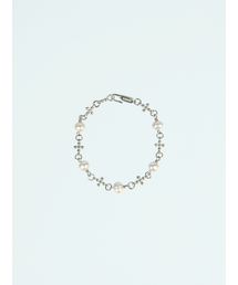 LOWOOL（ロウル）の「Plus pearl silver bracelet（ブレスレット）」