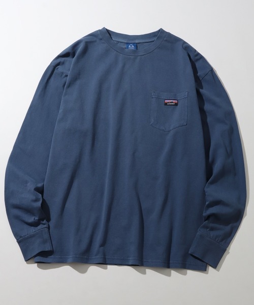 GERRY(ジェリー)の「【GERRY/ジェリー】ピグメント胸ポケット ロングスリーブTシャツ(Tシャツ/カットソー・メンズ・グリーン/ベージュ/ネイビー/ブラック・L/LL/M)」の15枚目の写真