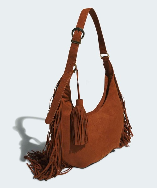 adidas（アディダス）の「オリジナルス ニューイヤー メーカーフェイズ スエード タッセル バッグ / アディダスオリジナルス adidas Originals（ショルダーバッグ・レディース・ブラウン・FREE）」の3枚目の写真