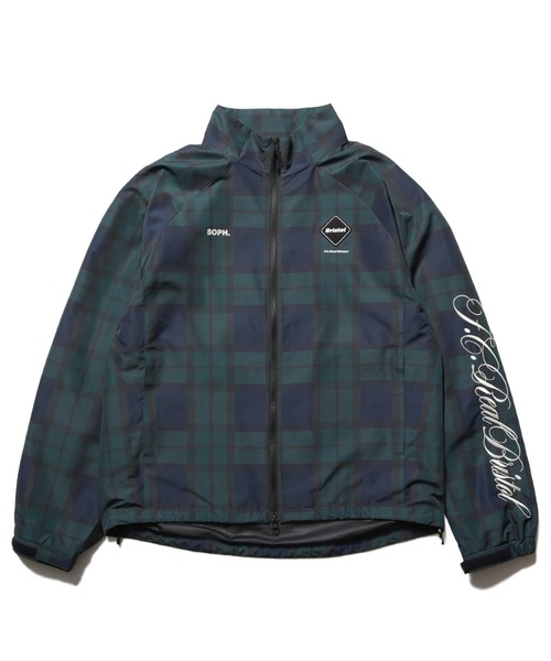 F.C.Real Bristol（エフシーレアルブリストル）の「PLAID VENTILATION PRACTICE JACKET（ブルゾン・メンズ・グレー/ネイビー・LARGE/X-LARGE/SMALL/MEDIUM/XX-LARGE）」の2枚目の写真