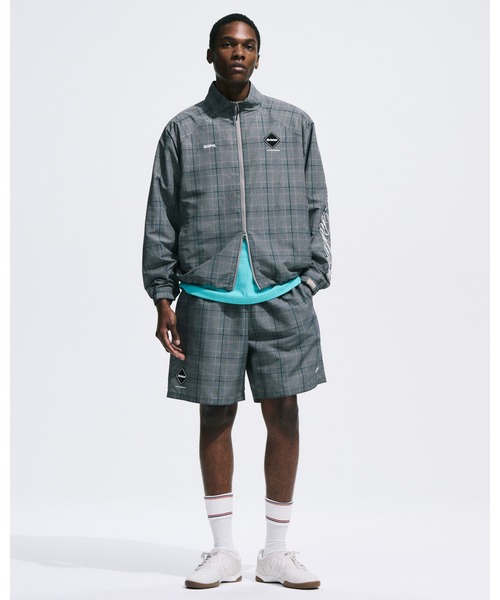 F.C.Real Bristol（エフシーレアルブリストル）の「PLAID VENTILATION PRACTICE JACKET（ブルゾン・メンズ・グレー/ネイビー・LARGE/X-LARGE/SMALL/MEDIUM/XX-LARGE）」の4枚目の写真