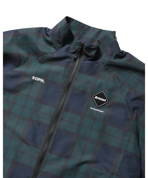 F.C.Real Bristol（エフシーレアルブリストル）の「PLAID VENTILATION PRACTICE JACKET（ブルゾン・メンズ・グレー/ネイビー・LARGE/X-LARGE/SMALL/MEDIUM/XX-LARGE）」の13枚目の写真