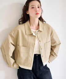 Kastane | 【SETUP対応】レイヤードショートシャツジャケット(その他アウター)