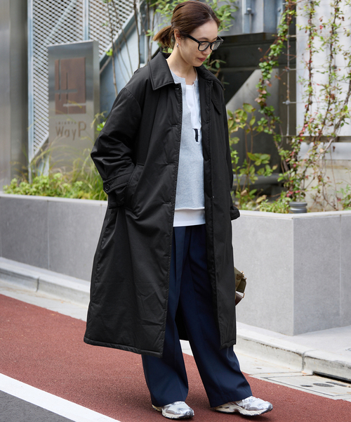 撥水中綿ステンカラーコート（ステンカラーコート）｜SLOBE IENA